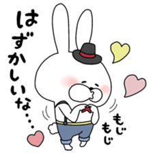 Lover rabbits for boy friend. sticker #14163967