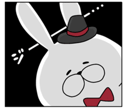 Lover rabbits for boy friend. sticker #14163968