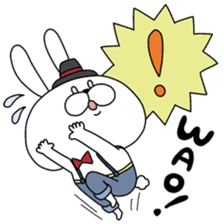 Lover rabbits for boy friend. sticker #14163969