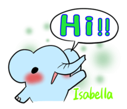 Isabella's exclusive sticker sticker #14163992