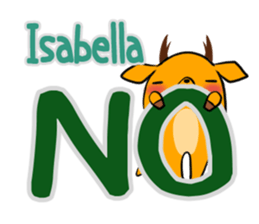 Isabella's exclusive sticker sticker #14163997