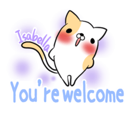 Isabella's exclusive sticker sticker #14164002