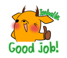 Isabella's exclusive sticker sticker #14164004
