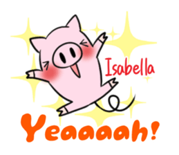 Isabella's exclusive sticker sticker #14164005