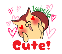 Isabella's exclusive sticker sticker #14164006