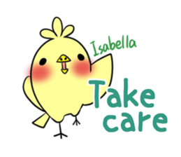 Isabella's exclusive sticker sticker #14164007