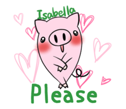 Isabella's exclusive sticker sticker #14164012