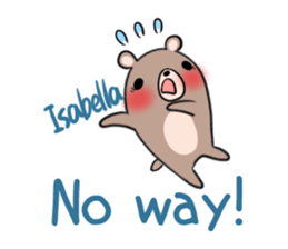 Isabella's exclusive sticker sticker #14164013