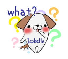 Isabella's exclusive sticker sticker #14164014