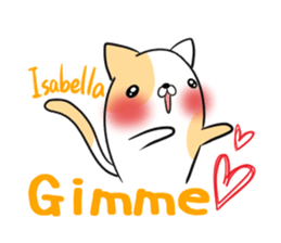 Isabella's exclusive sticker sticker #14164017