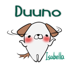 Isabella's exclusive sticker sticker #14164022