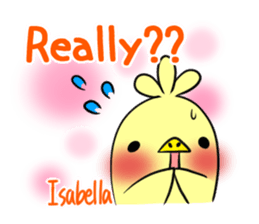 Isabella's exclusive sticker sticker #14164023