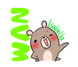 Isabella's exclusive sticker sticker #14164027