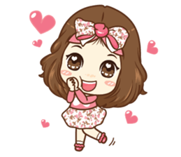 my girlfriend ! sticker #14164077