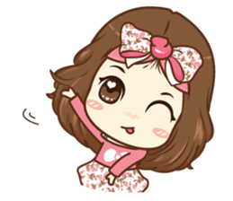 my girlfriend ! sticker #14164081