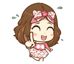 my girlfriend ! sticker #14164083