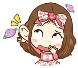 my girlfriend ! sticker #14164105