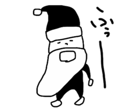 Black Santa Claus sticker #14164183
