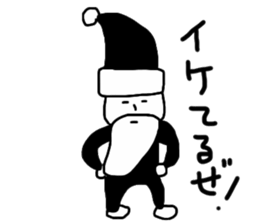 Black Santa Claus sticker #14164190