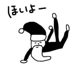 Black Santa Claus sticker #14164204