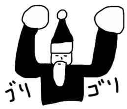Black Santa Claus sticker #14164213