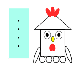 Chicken(squid) and chick(octopus) sticker #14164344