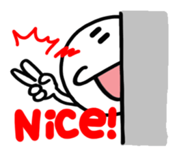 Person on a wall (reaction). sticker #14164508