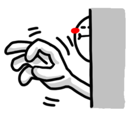 Person on a wall (reaction). sticker #14164517