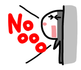 Person on a wall (reaction). sticker #14164523