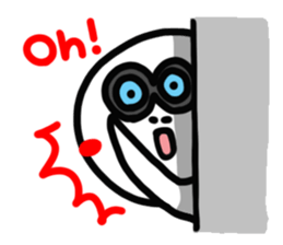 Person on a wall (reaction). sticker #14164535