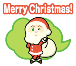 pretty mini santa claus sticker #14164550