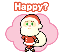 pretty mini santa claus sticker #14164551