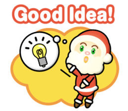 pretty mini santa claus sticker #14164556