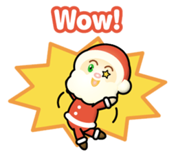 pretty mini santa claus sticker #14164557