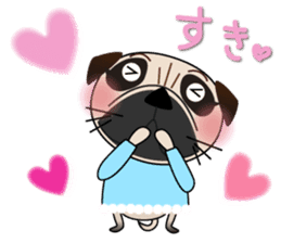 Pretty Pug!4 sticker #14165642