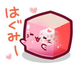 Tsukueasobichan and pleasant friends. 3 sticker #14165668