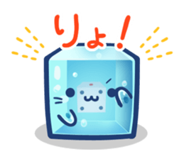 Tsukueasobichan and pleasant friends. 3 sticker #14165679