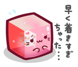 Tsukueasobichan and pleasant friends. 3 sticker #14165680