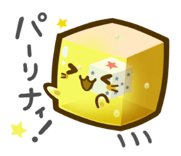 Tsukueasobichan and pleasant friends. 3 sticker #14165695