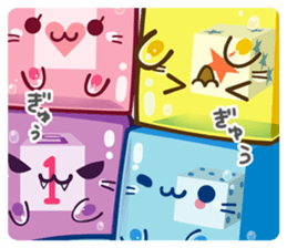 Tsukueasobichan and pleasant friends. 3 sticker #14165701