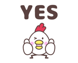 Chicken family [anime] sticker #14165712