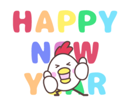 Chicken family [anime] sticker #14165725