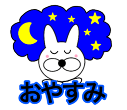 Useable rabbit 4 sticker #14166231