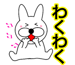 Useable rabbit 4 sticker #14166252
