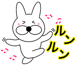 Useable rabbit 4 sticker #14166254