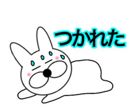 Useable rabbit 4 sticker #14166264