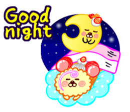 Roll cake Bear Sticker sticker #14166953