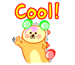 Roll cake Bear Sticker sticker #14166958
