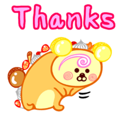 Roll cake Bear Sticker sticker #14166960