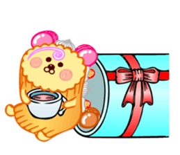 Roll cake Bear Sticker sticker #14166964